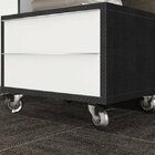 Gaveteiro Para Banheiro Com Rodízios Max 60cm  Grafen/branco