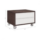 Gaveteiro Para Banheiro Com Rodízios Max 60cm  Linho/branco