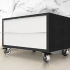 Gaveteiro Para Banheiro Com Rodízios Max 80cm  Grafen/branco