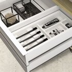 Gaveteiro Para Banheiro Com Rodízios Max 80cm  Wood/branco