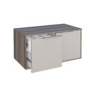 Gaveteiro Para Banheiro Em Madeira Arati 80cm Cozimax Nude/ta