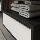 Gaveteiro Para Banheiro Suspenso Max 80cm  Grafen/branco