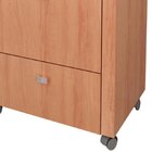 Gaveteiro Para Escritório 2 Gavetas Arquivo Com Rodízios Amên