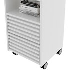 Gaveteiro Para Escritório 2 Gavetas Com Rodízios Branco