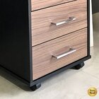 Gaveteiro Para Escritório 3 Gavetas Com Chave E Rodízios Noga