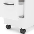 Gaveteiro Para Escritório Com Rodízios 2 Gavetas Osaka Branco