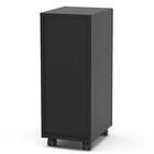 Gaveteiro Para Escritório Com Rodízios 3 Gavetas Osaka Preto