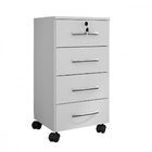 Gaveteiro Para Escritório Flex Color 4 Gavetas Gávea Móveis L