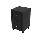 Gaveteiro Para Escritório Home Office Me4108 Mdp Preto G69 -