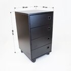 Gaveteiro Para Escritório Metrópole Preto