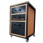 Gaveteiro Para Escritório Modelo Industrial - 3 Gavetas E 4 R