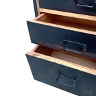 Gaveteiro Para Escritório Modelo Industrial Com 3 Gavetas - F