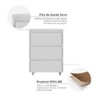 Gaveteiro Para Escritório Office 3 Gavetas Com Rodízios Cáli