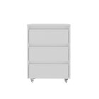 Gaveteiro Para Escritório Office 3 Gavetas Com Rodízios Cáli