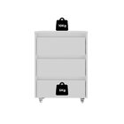 Gaveteiro Para Escritório Office 3 Gavetas Com Rodízios Cáli