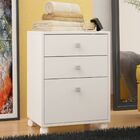 Gaveteiro Para Escritório Office Multiuso 03 Gavetas Leone B0