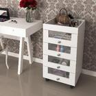 Gaveteiro Para Quarto 4 Gavetas Pe2009 Branco - Tecno Mobili