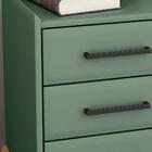 Gaveteiro Para Sala Quarto Mdf/madeira Maciça 2919 Milao Fnt