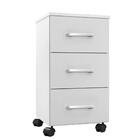 Gaveteiro Pietra 3 Gavetas Com Rodízios - Móveis Leão