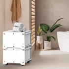 Gaveteiro Plástico 1 Gaveta Kz Container  Marrom/preto