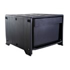 Gaveteiro Plástico 1 Gaveta Kz Container  Preto