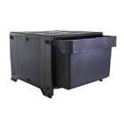 Gaveteiro Plástico 1 Gaveta Kz Container  Preto