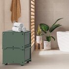 Gaveteiro Plástico 1 Gaveta Kz Container  Verde