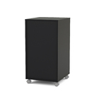 Gaveteiro Preto 4 Gavetas 75,8x40x45cm Madeira Maia Politorno