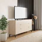 Gaveteiro Queens 6 Gavetas Amadeirado - Falkk