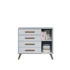 Gaveteiro Retro Lugo Cinza