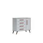 Gaveteiro Retro Lugo Cinza