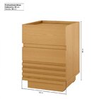 Gaveteiro Ripado Com 2 Gavetas Samambaia Cabecasa Madeiraorig