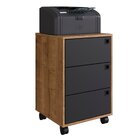 Gaveteiro Roma Ambiente Principal Sendo Escritório 3 Gavetas