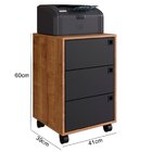 Gaveteiro Roma Ambiente Principal Sendo Escritório 3 Gavetas