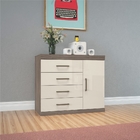 Gaveteiro Sapateira 1.4 Rolling Castanha Off White