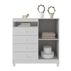 Gaveteiro Sapateiro Infantil Madalena Branco