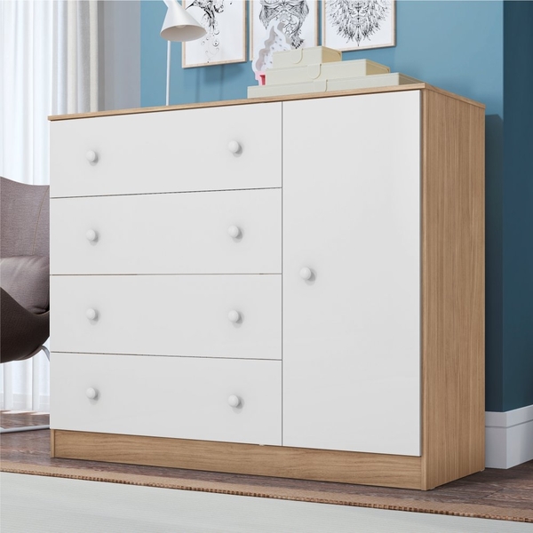 Gaveteiro Sapateiro Infantil Olívia Cartagena/branco