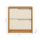 Gaveteiro Street Carvalho Grife Off White