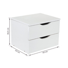 Gaveteiro Susp C 2Gav Cor Plast Br