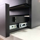 Gaveteiro Suspenso Com 2 Gavetas Para Fixar Sob Tampo Preto