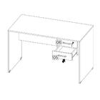 Gaveteiro Suspenso Yaris 2 Gv Nogal Sevilha E Preto