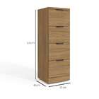 Gaveteiro Versátil 4 Gv Marrom