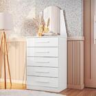 Gaveteiro Viktor Branco 5 Gavetas