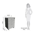 Gaveteiro Volante 02 Gavetas E 01 Gaveta Pasta New City