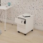 Gaveteiro Volante 3 Gavetas Com Chave  Branco