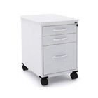 Gaveteiro Volante 3 Gavetas Pandin Maxxi - Cinza