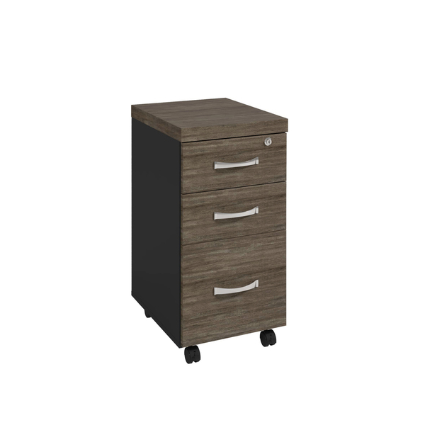 Gaveteiro Volante 3 Gavetas Pandin Pe40 - Imbuia