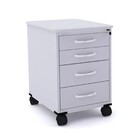 Gaveteiro Volante 4 Gavetas Pandin Maxxi - Cinza