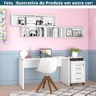 Gaveteiro Volante 4 Gavetas Pandin P25 - Naturalle/branco