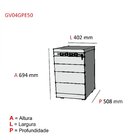 Gaveteiro Volante 4 Gavetas Pe50